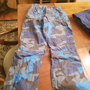 Mini bowden pants and shorts zip off